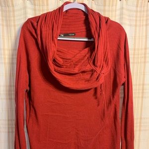 Plus size light weight cowl neck sweater